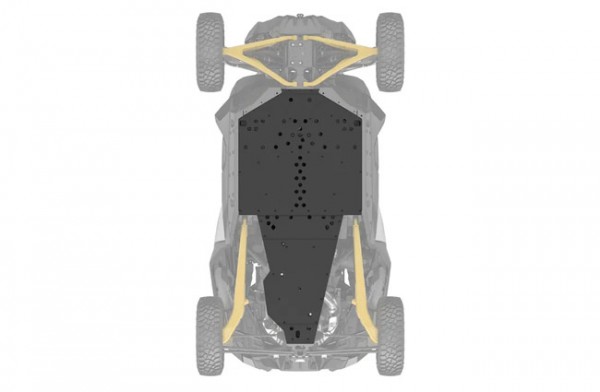 Scut Protectie Central HMWPE SSV Can-Am Maverick R